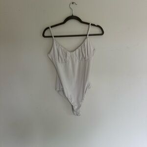 Princess Polly Ivory Spaghetti Strap Bodysuit